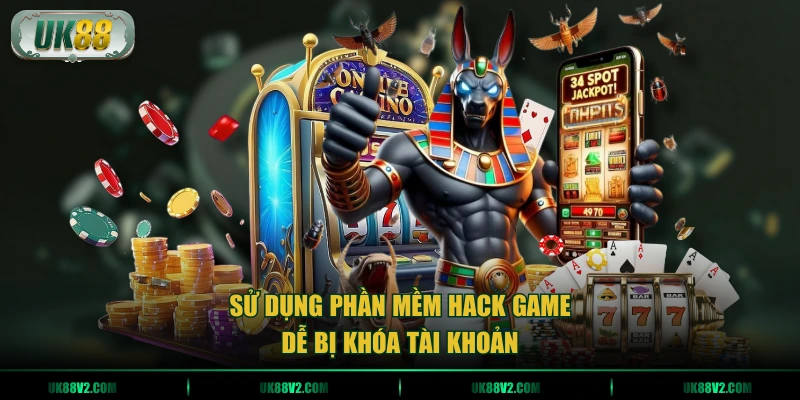Sử dụng phần mềm hack game dễ bị khóa tài khoản